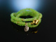 Feines Grn! Wundervolle Peridot Kette Silber 925 vergoldet