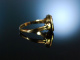 Für Damen! Antiker Familien Wappen oder Siegel Ring Gold 585 Karneol ungraviert