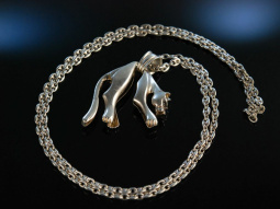 Huge Panther Necklace! Sensationeller Anh&auml;nger mit...