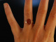 Antique Intaglio! Feiner Ring Gold 585 Roter Jaspis mit antikem Intaglio
