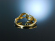 My true love! Antiker Verlobungs Freundschafts Engagement Ring Gold 585 Diamant