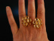 Flower Earrings! Ohrringe Silber 925 vergoldet Citrin Italian Style
