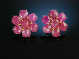 Flower Earrings! Ohrringe Silber 925 ros&eacute;...