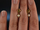 So lovely! Sternen Ohrringe Gold 585 Zuchtperlen