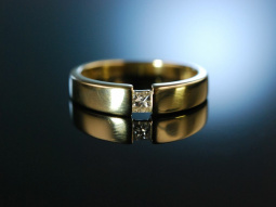 Marry me! Verlobungs Diamant Ring Gold 585 Princess Cut...