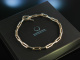 French Necklace! Herms Kette Chaine dArgent Silber 925 signiert edles Design