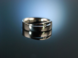 For ever my love! Schwerer Diamant Verlobungs Platin Ring...