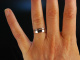 For ever my love! Schwerer Diamant Verlobungs Platin Ring Niessing signiert