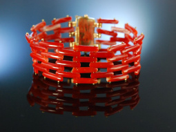 Fantastic Coral! Traum Armband Moro Edel Koralle Gold 750