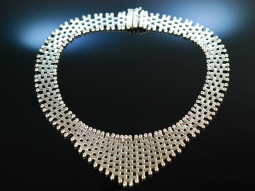 Huge Statement! Sensationelle Collier Kette Silber 925 um1980