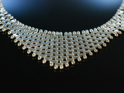 Huge Statement! Sensationelle Collier Kette Silber 925 um1980