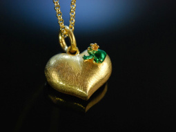 Frosch K&ouml;nig! Gro&szlig;er Herz Anh&auml;nger mit...