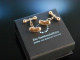 Kidney Cufflinks! Manschettenkn&ouml;pfe Chester um 1897 Gold 9 kt