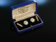 England um 1900! Edle Manschettenkn&ouml;pfe Cufflinks Gold 750 Naturperle Perlmutt Email