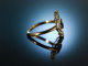 Klassisch schön! Wundervoller Smaragd Ring Gold 585 Brillanten Verlobungsring