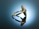 True love! Antiker Art Deco Diamant Verlobungs Ring Gold 585 um 1925