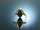 True love! Antiker Art Deco Diamant Verlobungs Ring Gold 585 um 1925