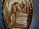 Antique Mourning Brooch! Trauer Sepia Brosche Gold 585 England um 1790
