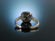 Marry me! Verlobungs Ring Weiß Gold 750 Saphire Brillanten