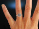 Marry me! Verlobungs Ring Weiß Gold 750 Saphire Brillanten