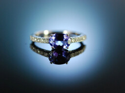 Sag ja! Verlobungs Engagement Ring Wei&szlig; Gold 750...