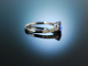 Sag ja! Verlobungs Engagement Ring Weiß Gold 750 Tansanit Brillanten