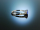 Sag ja! Verlobungs Engagement Ring Wei Gold 750 Tansanit Brillanten