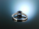 Sag ja! Verlobungs Engagement Ring Wei Gold 750 Tansanit Brillanten