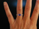Sag ja! Verlobungs Engagement Ring Wei Gold 750 Tansanit Brillanten