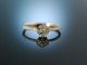 So sweet! Schöner klassischer Verlobungs Engagement Ring Gold 750 Brillanten