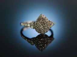 Say yes! Wundervoller Verlobungs Engagement Ring Wei&szlig; Gold 750 Brillanten 0,8 ct