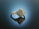 Say yes! Wundervoller Verlobungs Engagement Ring Wei&szlig; Gold 750 Brillanten 0,8 ct