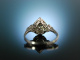 Say yes! Wundervoller Verlobungs Engagement Ring Wei&szlig; Gold 750 Brillanten 0,8 ct