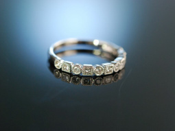 My Diamond! Verlobungs Freundschafts Ring Wei&szlig; Gold 750 Brillanten