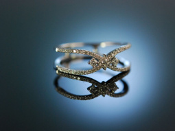 My dearest! Verlobungs Engagement Ring Wei&szlig; Gold 750 Brillanten