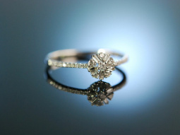 Beloved! Verlobungs Engagement Ring Wei&szlig; Gold 750...