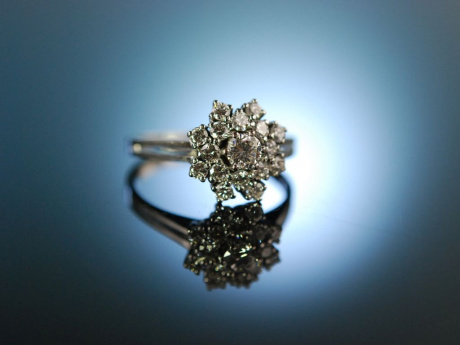 Love me tender! Traumhafter Verlobungs Engagement Ring Gold Brillanten 1,1 ct