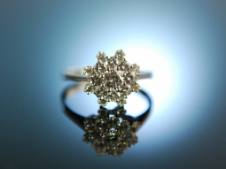 My love! Wundervoller Verlobungs Engagement Ring Gold 750 Brillanten 0,73 ct