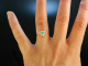 My lovely! Antiker Verlobungs Engagement Ring Gold 15 Kt Saatperlen T&uuml;rkis um 1900