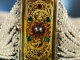 Perlen zur Tracht! Wunderschöne historische Kropf Kette 10reihig Silber vergoldet um 1870