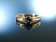 Dein ist mein Herz! Verlobungs Ring Engagement Gold 333 Saphir Brillanten