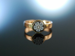 My Daisy! Antiker Verlobungs Ring England um 1860 Gold...