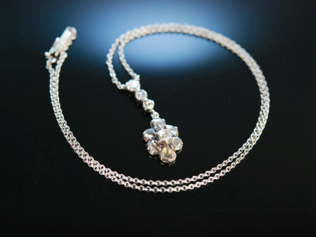 Victorian Necklace! Antikes Diamant Collier England um 1880 Diamant Rosen