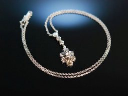 Victorian Necklace! Antikes Diamant Collier England um 1880 Diamant Rosen