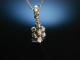 Victorian Necklace! Antikes Diamant Collier England um 1880 Diamant Rosen