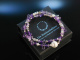 Zarte Pflaume! Fancy Armband Amethyst Achat Zuchtperlen Silber 925