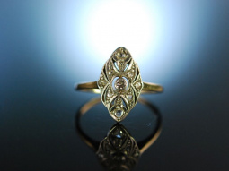 Love you! Wundervoller antiker Verlobungs Ring um 1900...