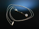 Berlin um 1900! Wundervolles Lavalire Collier Diamanten Platin Gold 585