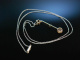 Berlin um 1900! Wundervolles Lavalire Collier Diamanten Platin Gold 585