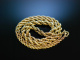 Schner Klassiker! Hbsche Kordel Kette Gold 585 7,3 Gramm